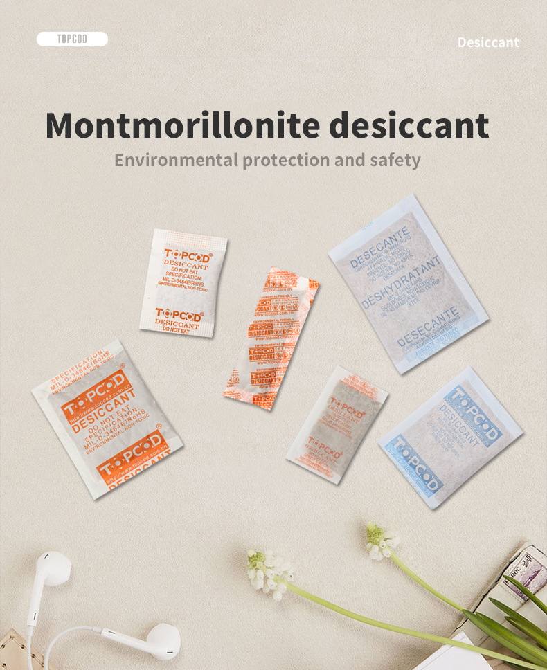 Montmorillonite bentonite desiccant