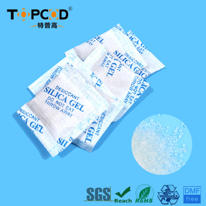 1g Industrial Grade 1-3/2-4/3-5mm White Silica Gel Bead for Moisture Controlling