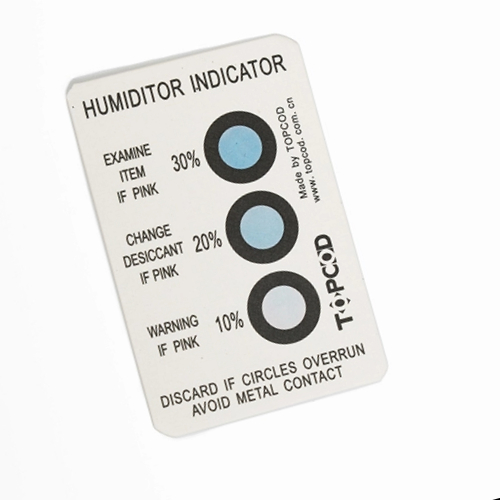 3 Dots Free Cobalt Bule to Pink Humidity Indicator Cards 