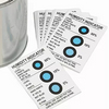 3 Dots Free Cobalt Bule to Pink Humidity Indicator Cards 