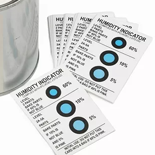 3 Dots Free Cobalt Bule to Pink Humidity Indicator Cards 